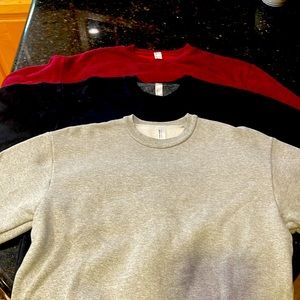 Created by American Apparel 3 sweatshirts •size • XS/S very comfortable